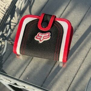 Fox Racing Black and Red Wallet